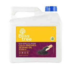 first cold-pressed sesame oil - extra virgin & full wooden - 5l